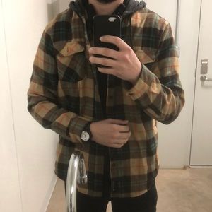Hooded flannel